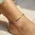 7 Stone Anklet