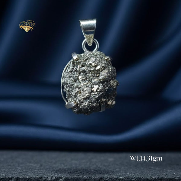 The "Wealth Magnet" Raw Pyrite Pendant