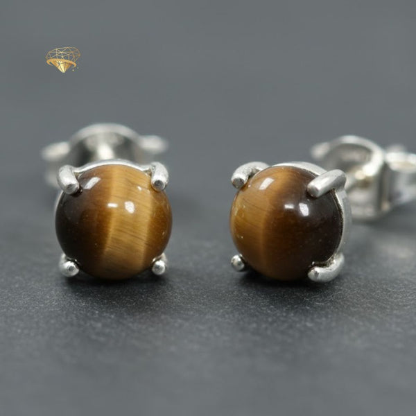 The "Golden Hour" Tiger-Eye Earring