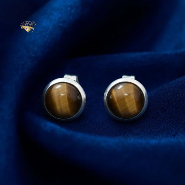 The "Golden Hour" Tiger-Eye Earring