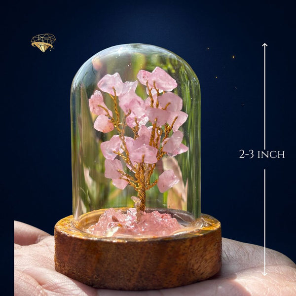 Rose Quartz Small tree (Rose Quartz – Glowing Love Tree)