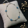 Evil Eye Silver Anklet