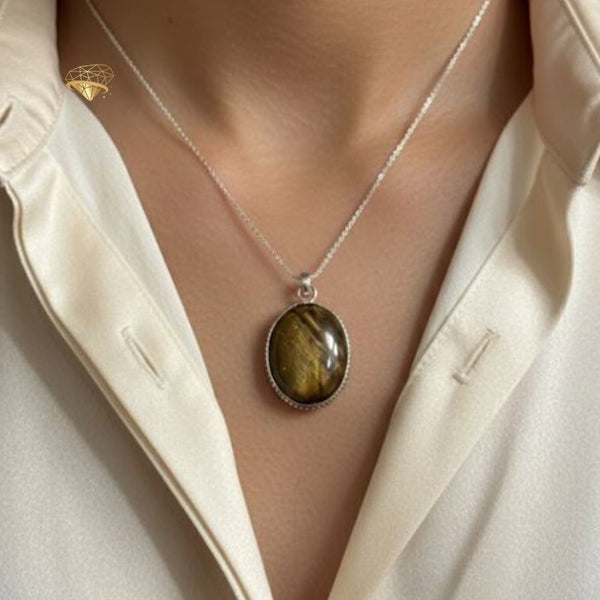 The "Eye on the Prize" Tiger Eye Pendant