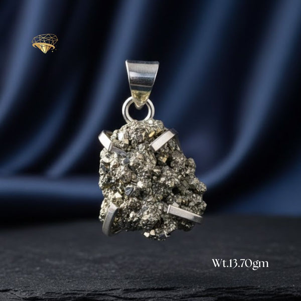 The "Wealth Magnet" Raw Pyrite Pendant