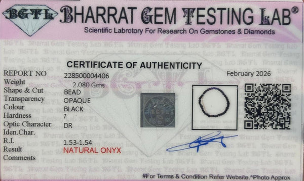 Anti-Nazar Black Onyx Bracelet – Unisex Kids Edition